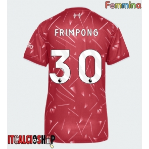 Liverpool Jeremie Frimpong #30 Prima Maglia Femmina 2026-27 Manica Corta Liverpool Jeremie Frimpong #30 Prima Maglia Femmina 2026-27 Manica Corta